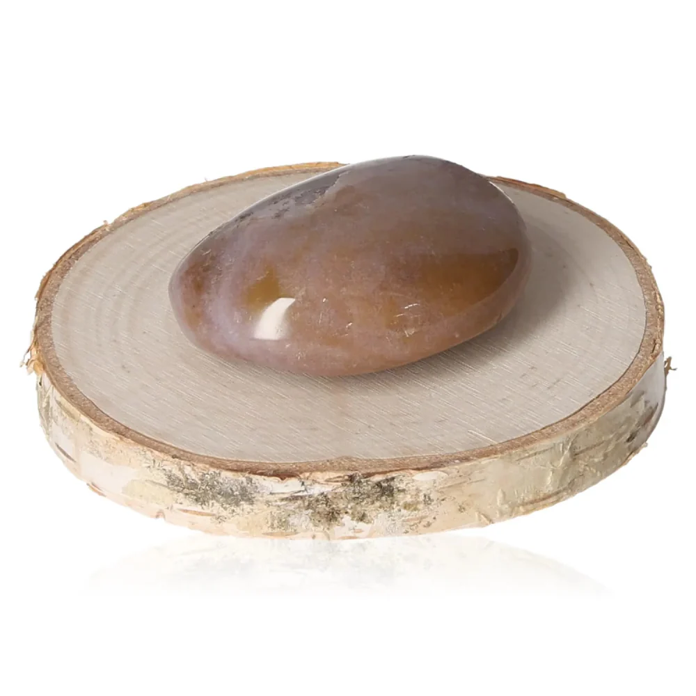 Banded Agate Tumbled Dark and light brown 074629 - Image 4