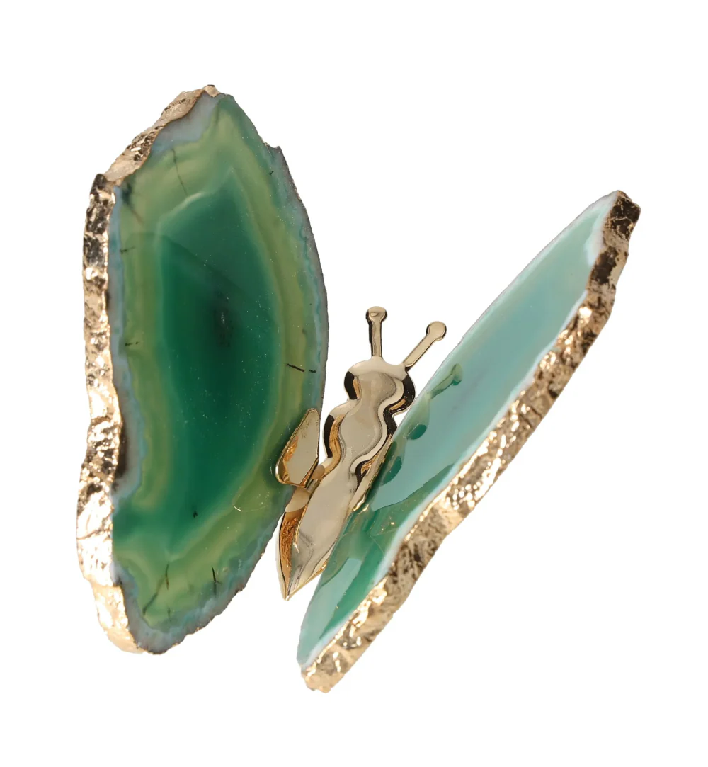Agate Butterfly With Gold Trim 629164 - Image 3