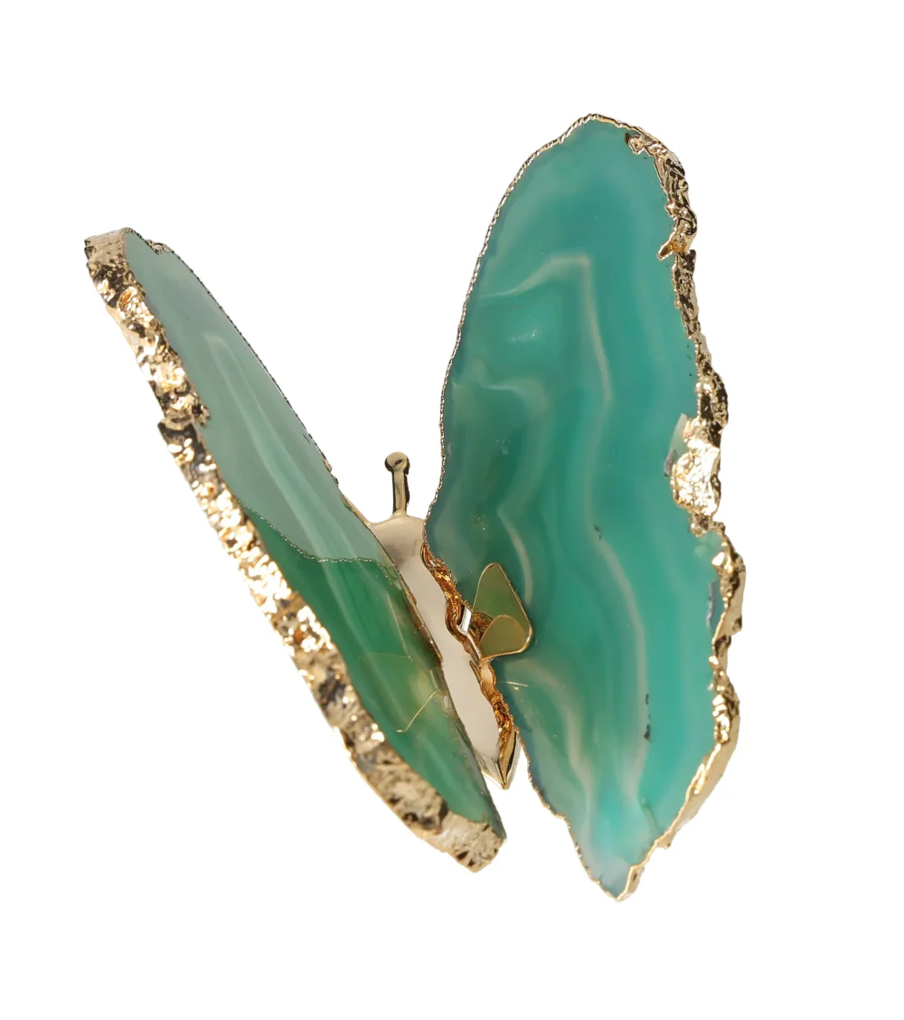 Agate Butterfly With Gold Trim 629249 - Image 2