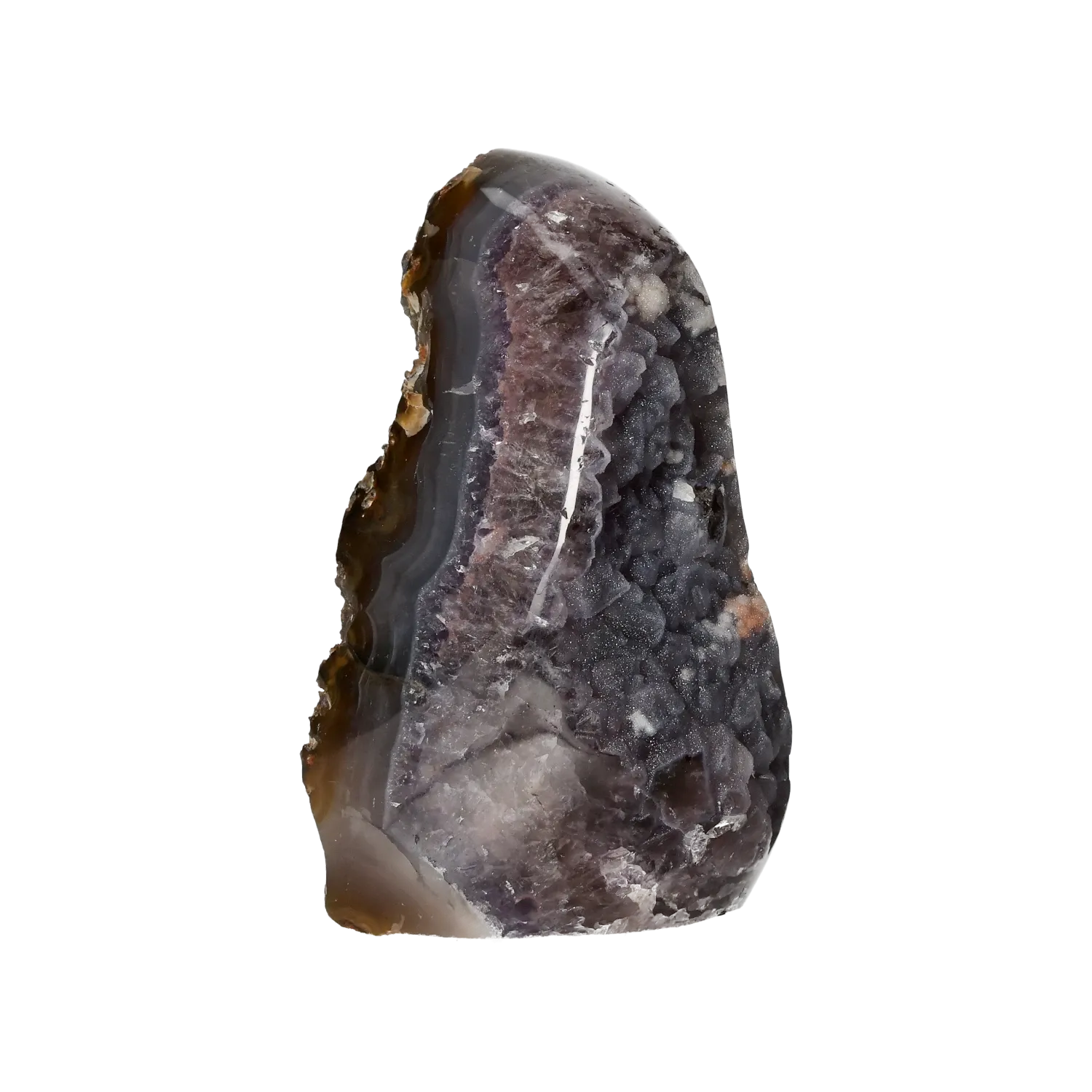 Agate Geode with Amethyst Cut Base 10000374 - Image 2
