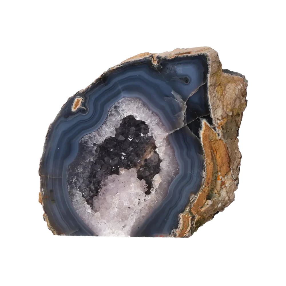Agate Geode with Amethyst Cut Base 10000421 - Image 4