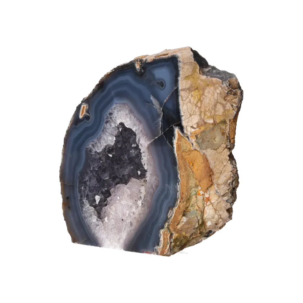 Agate Geode with Amethyst Cut Base 10000421 - Image 6
