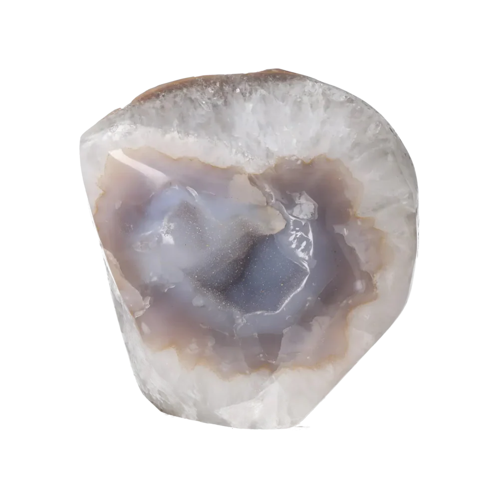 Agate Geode with Quartz Cut Base 10000428 - Image 4