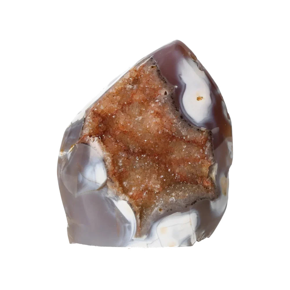 Agate Geode with Quartz Cut Base 10000415 - Image 4