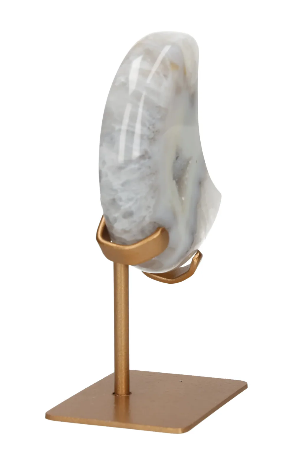 Agate Moon On Metal Stand 637558 - Image 2