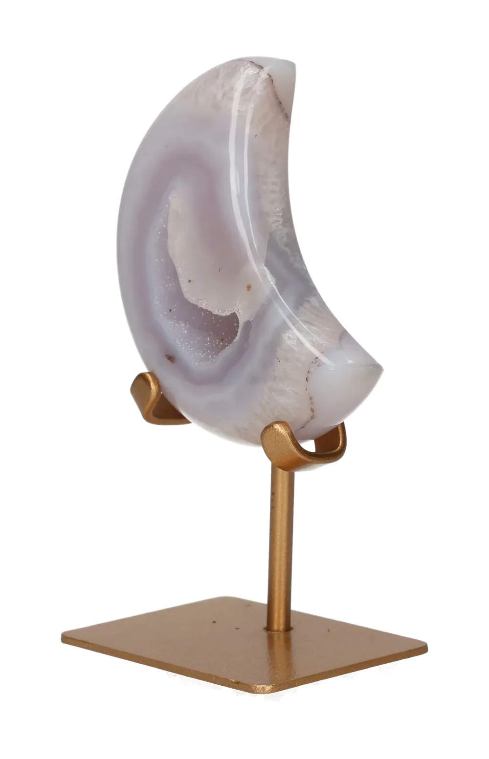 Agate Moon On Metal Stand 637695 - Image 3
