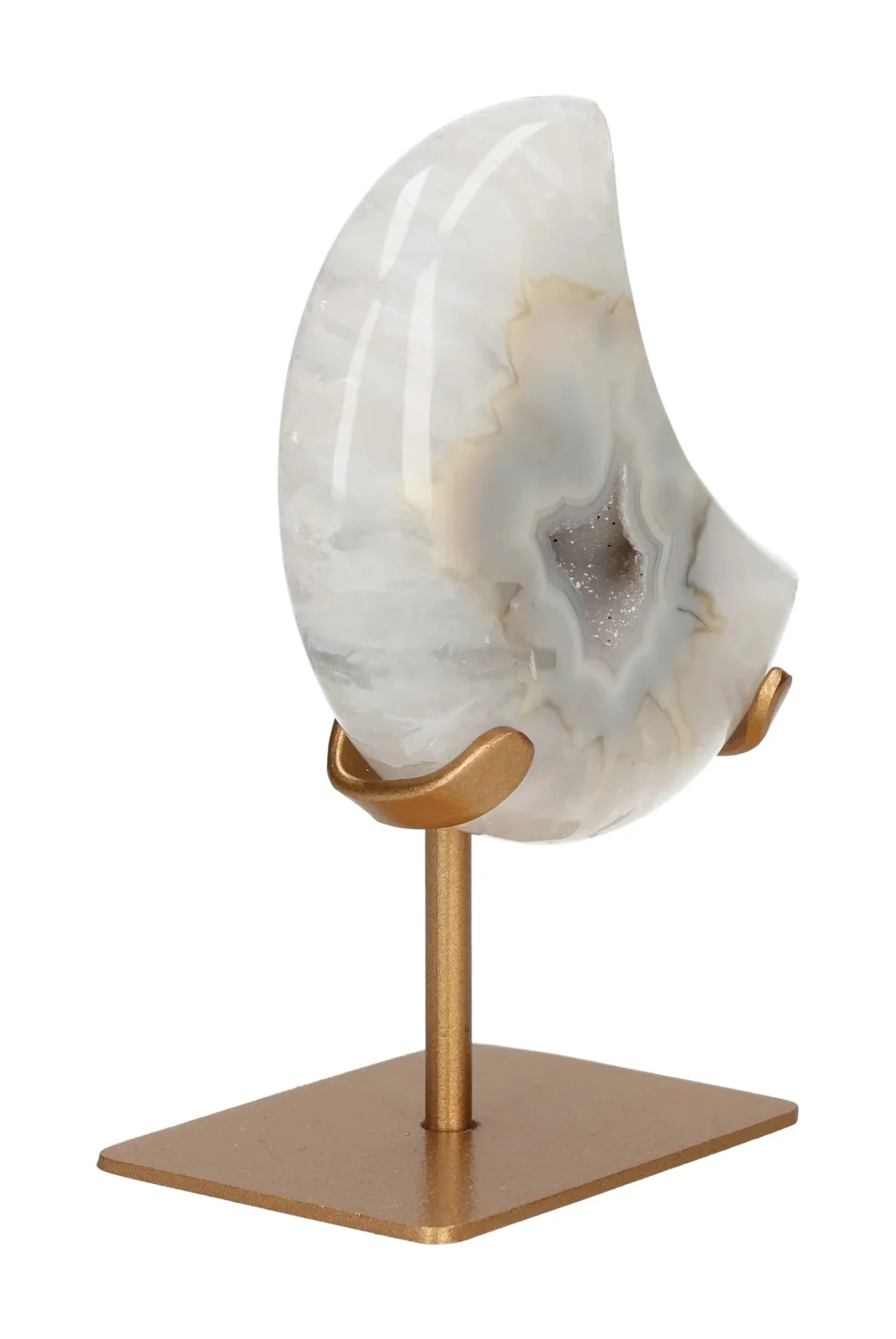 Agate Moon On Metal Stand 637411 - Image 2