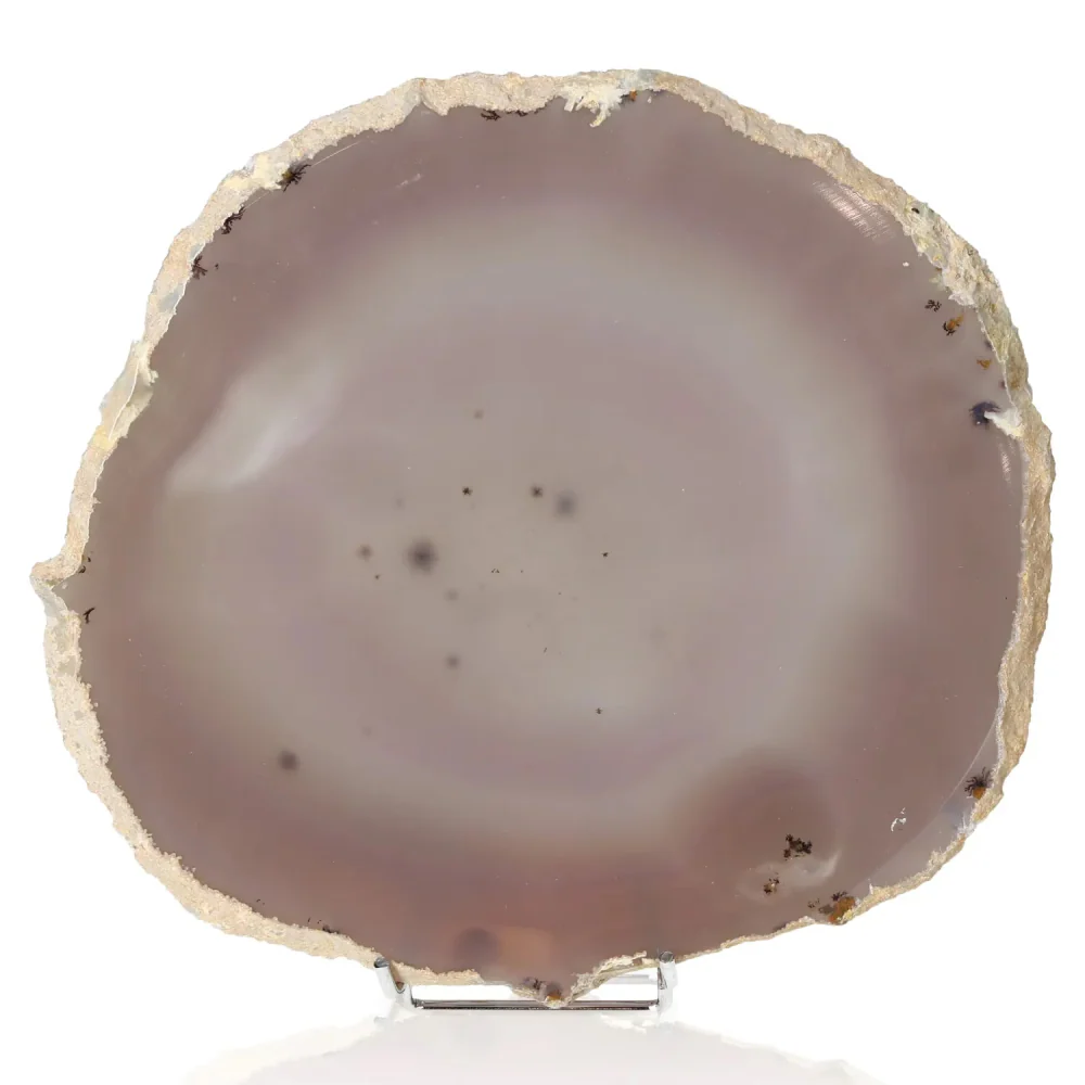 Polished Agate Slice Brown and beige. 001473