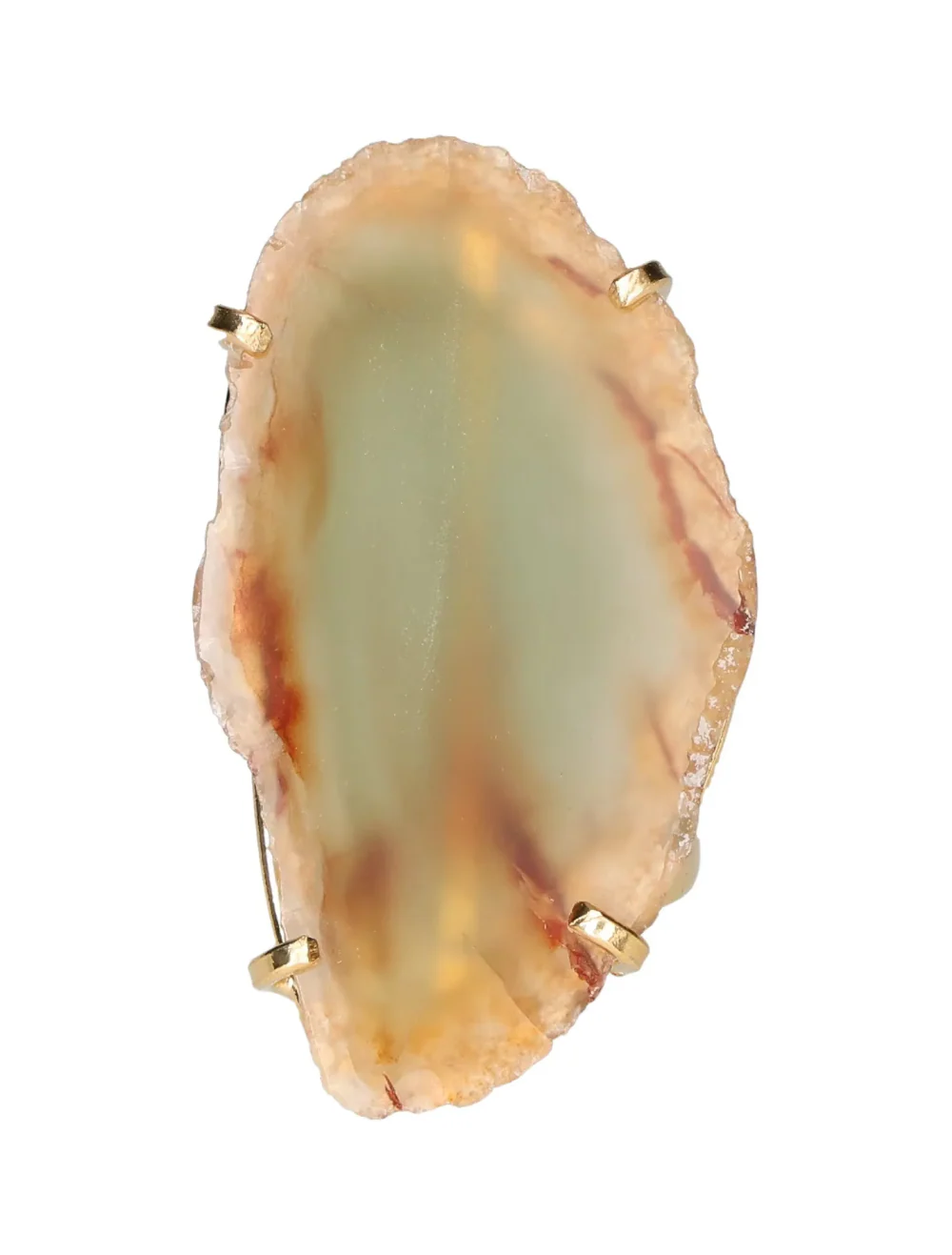 Agate Slice Arc And Wire Ring Gold 603355 P30 - Image 3