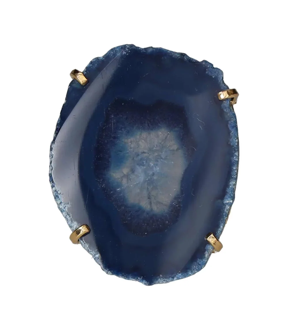 Agate Slice Arc And Wire Ring Gold 603577 P30 - Image 3