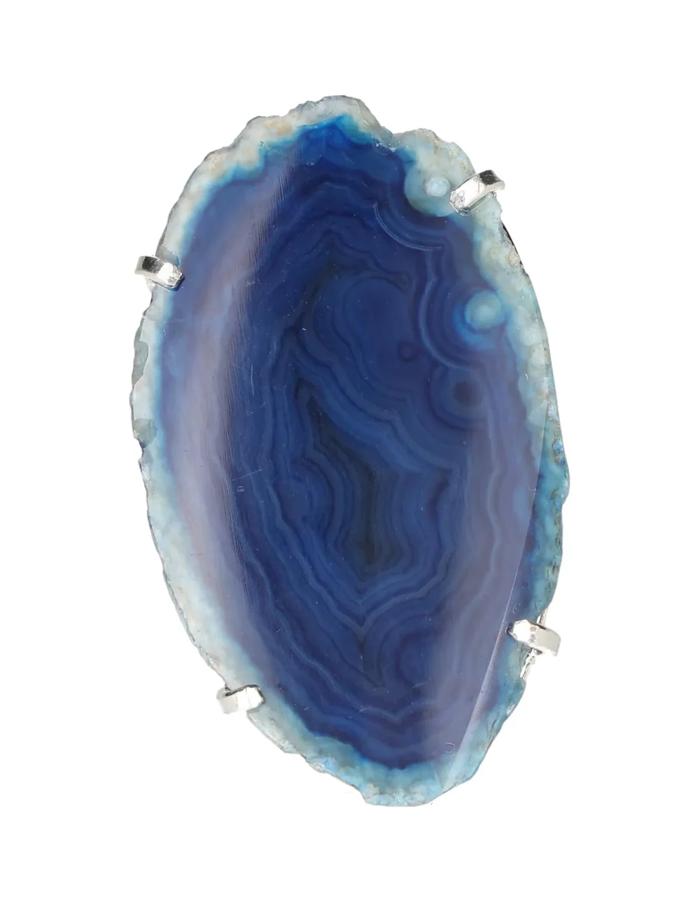 Agate Slice Arc And Wire Ring Silver 603737 P30 - Image 3