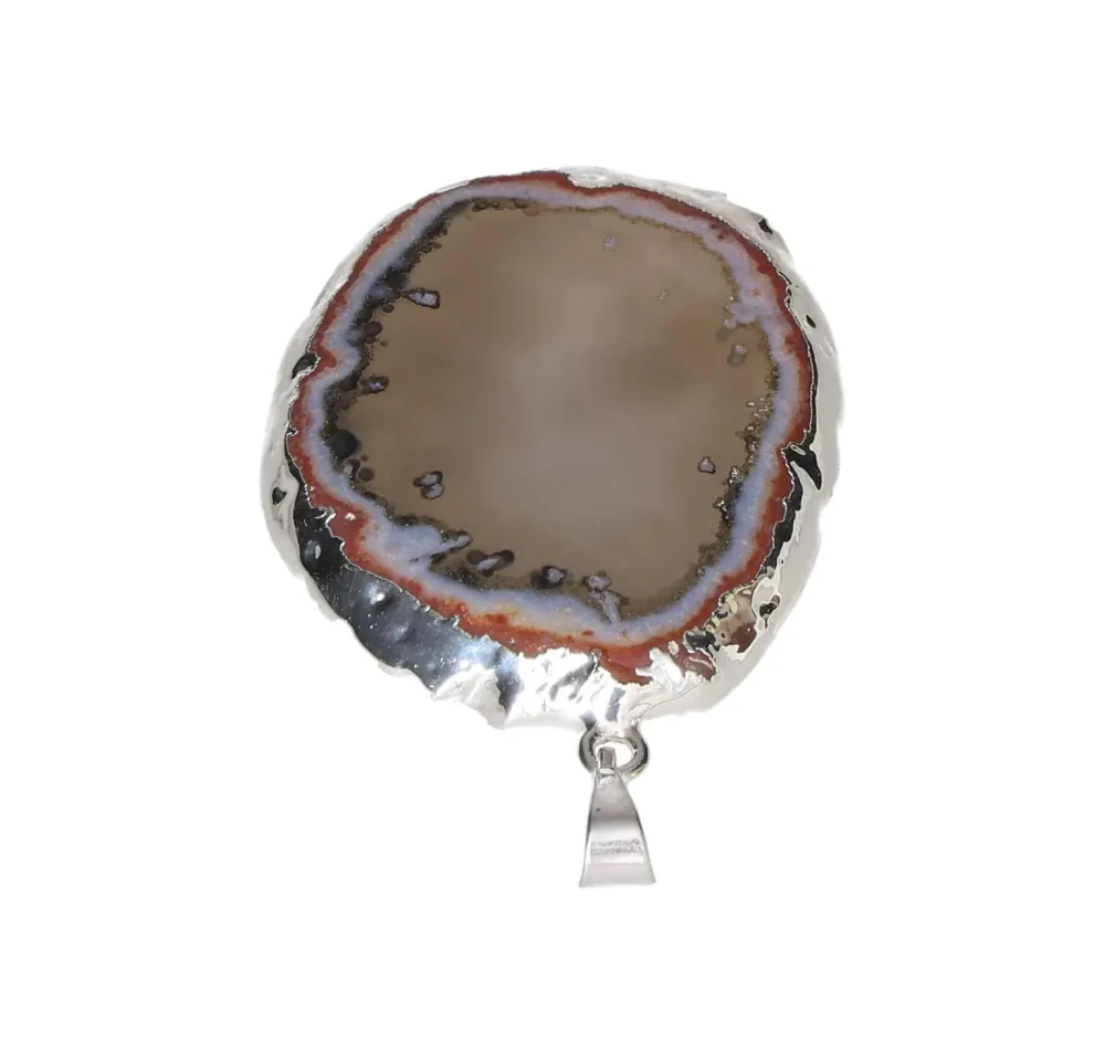 Earth Tone Agate Slice Pendant 609036 - Image 4