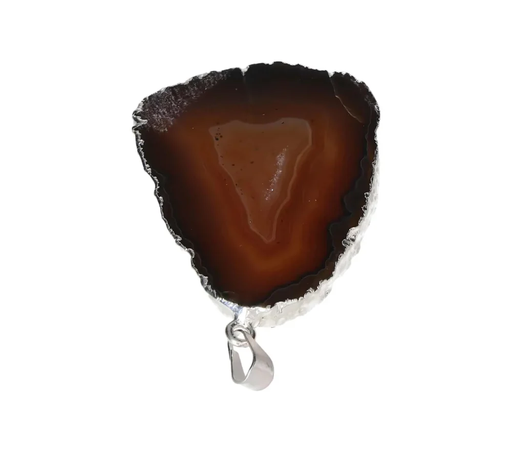 Earth Tone Agate Slice Pendant 608947 - Image 4