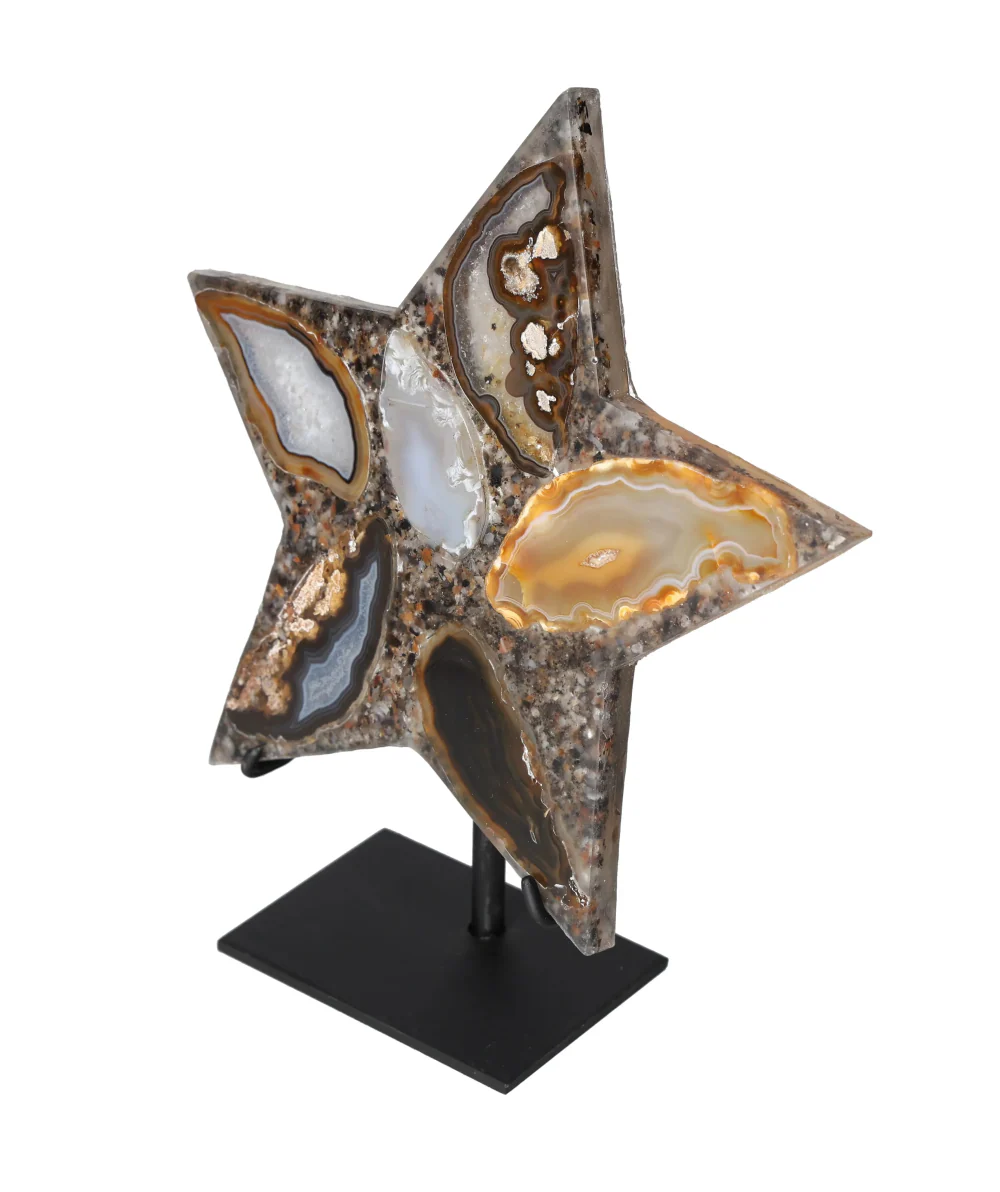 Agate Star With Metal Base 625296 - Image 3