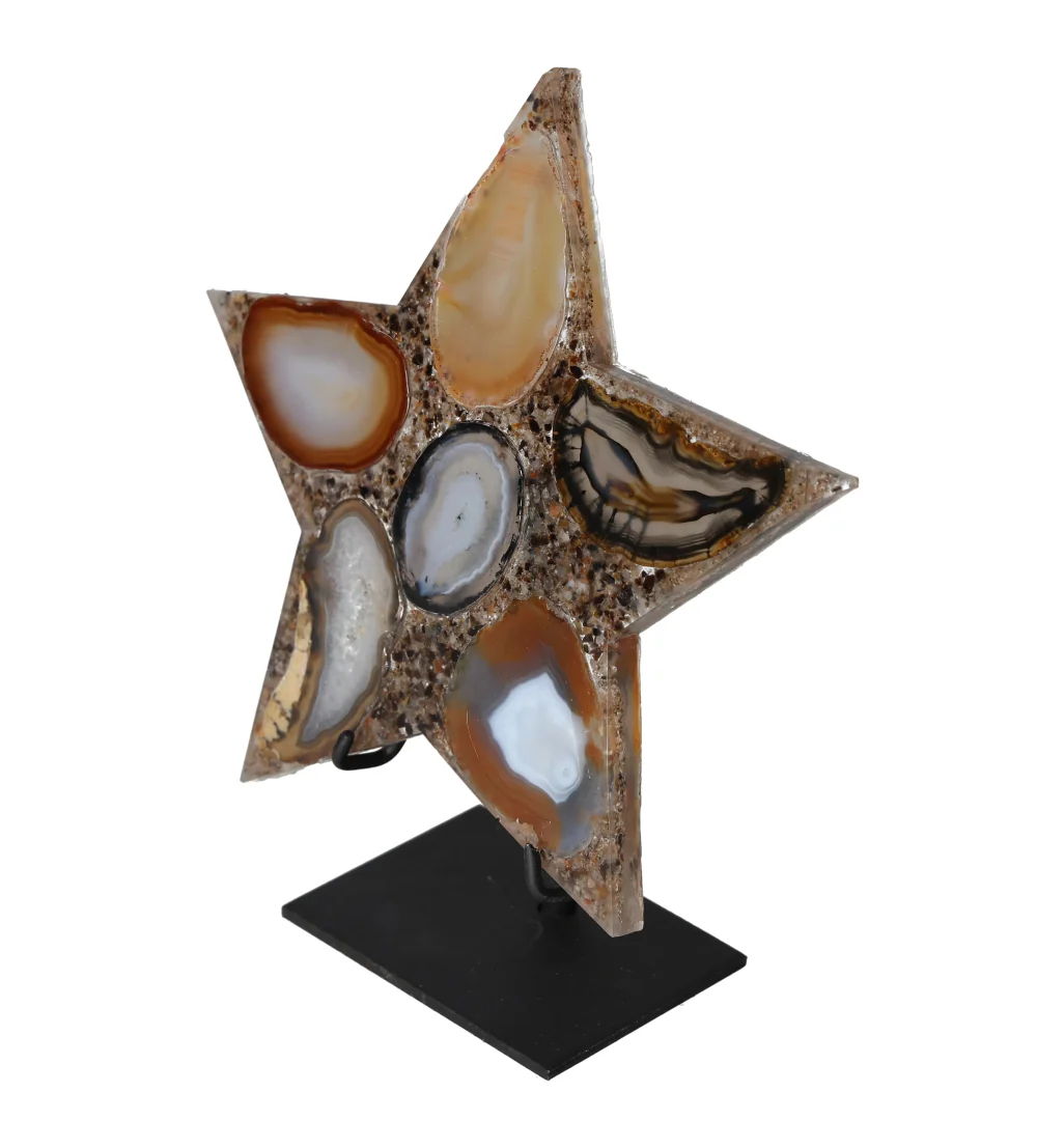 Agate Star With Metal Base 625241 - Image 3