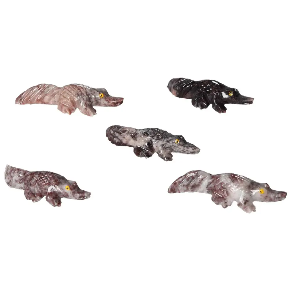 Carved Moon Marble Alligator 571289 - Image 2