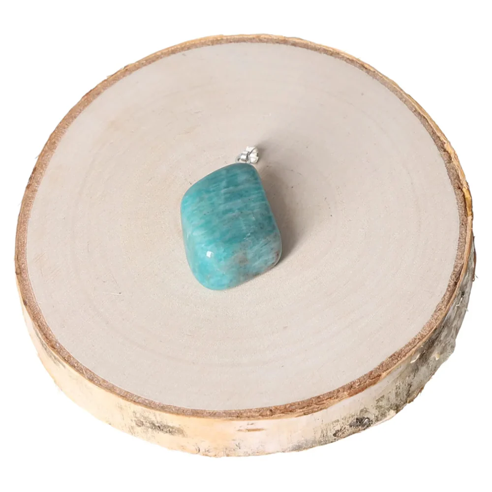 Amazonite AA Tumbled Pendant 555494 P30 - Image 3
