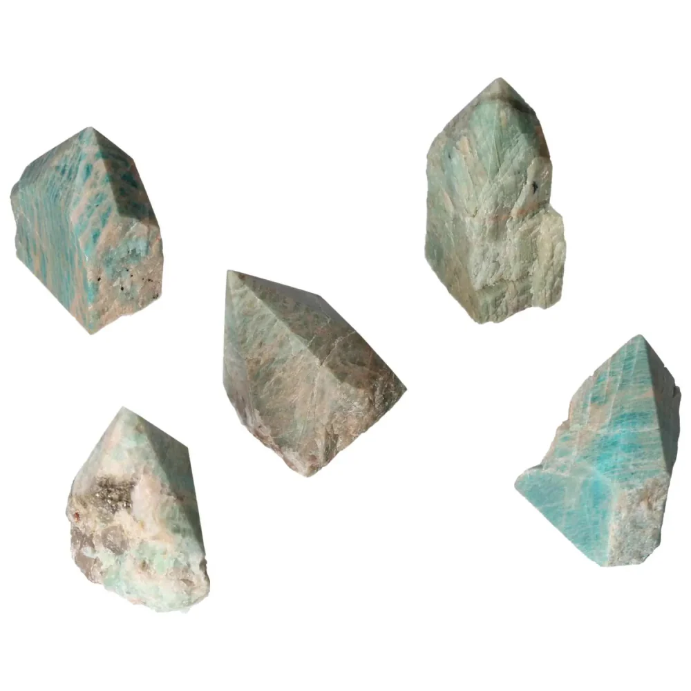 Amazonite Semi-polished Point 575201 - Image 12