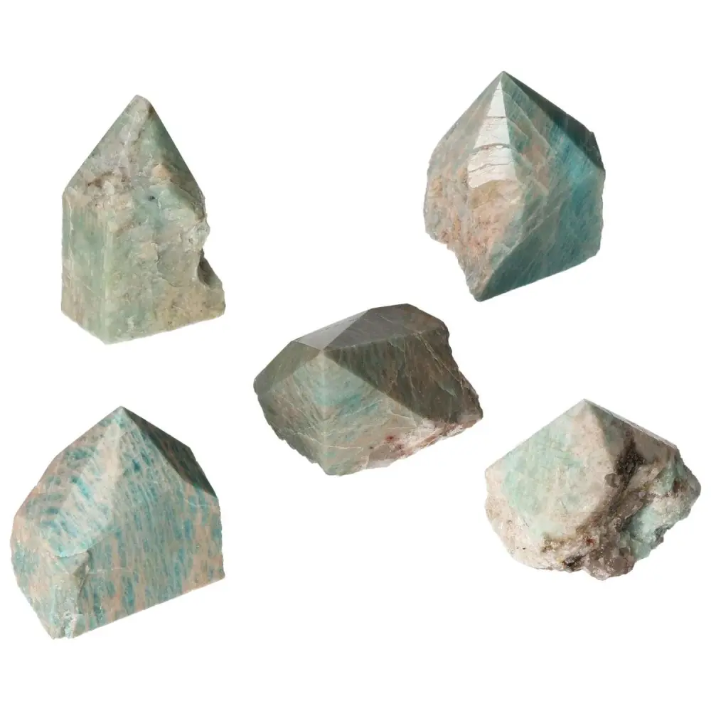 Amazonite Semi-polished Point 575201 - Image 2