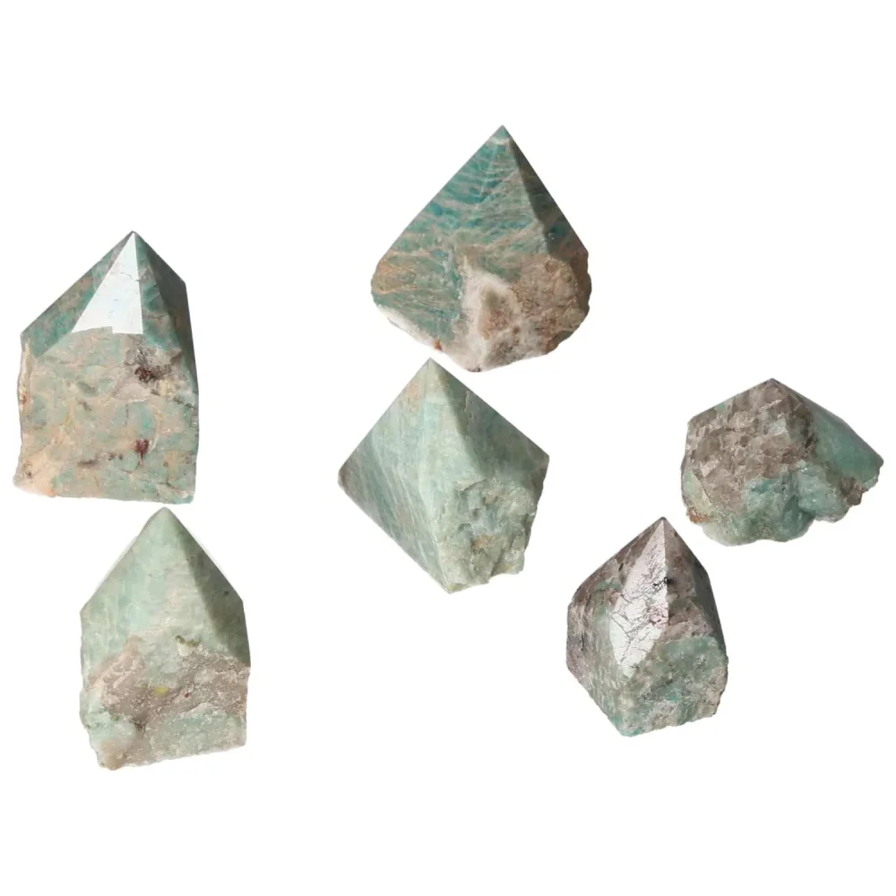 Amazonite Semi-polished Point 575195 - Image 11