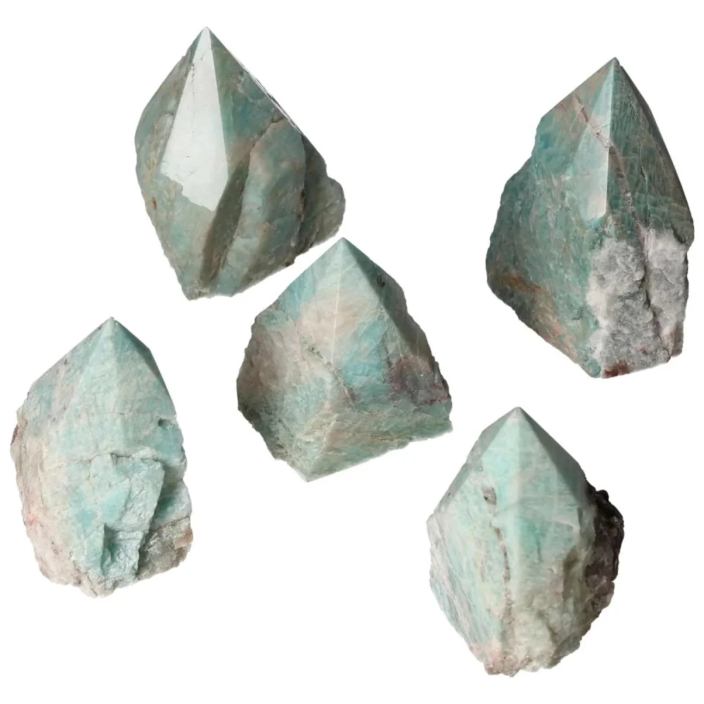 Amazonite Semi-polished Point 575218 - Image 10
