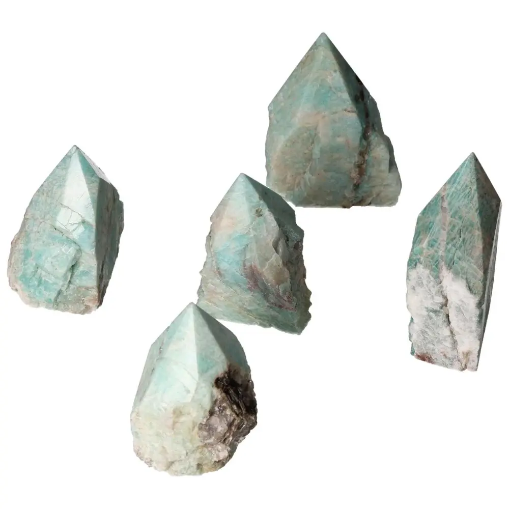 Amazonite Semi-polished Point 575218 - Image 3