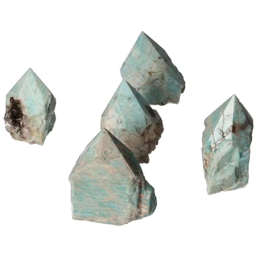 Amazonite Semi-polished Point 575218 - Image 5