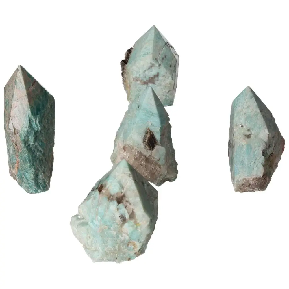 Amazonite Semi-polished Point 575218 - Image 6