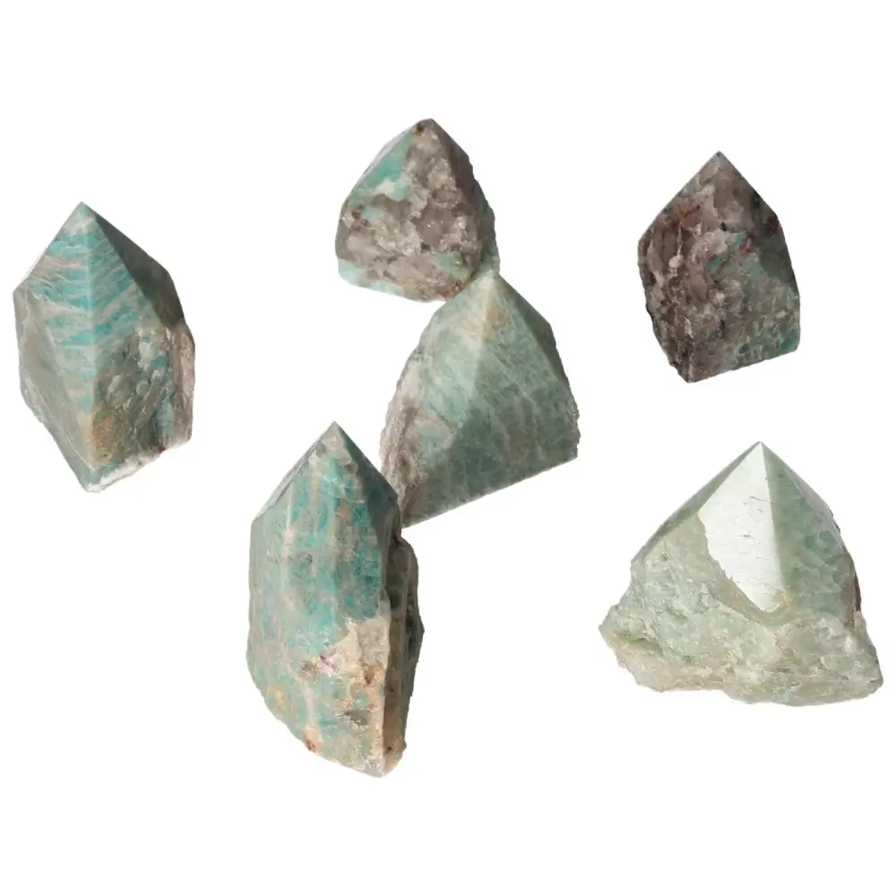 Amazonite Semi-polished Point 575195 - Image 8