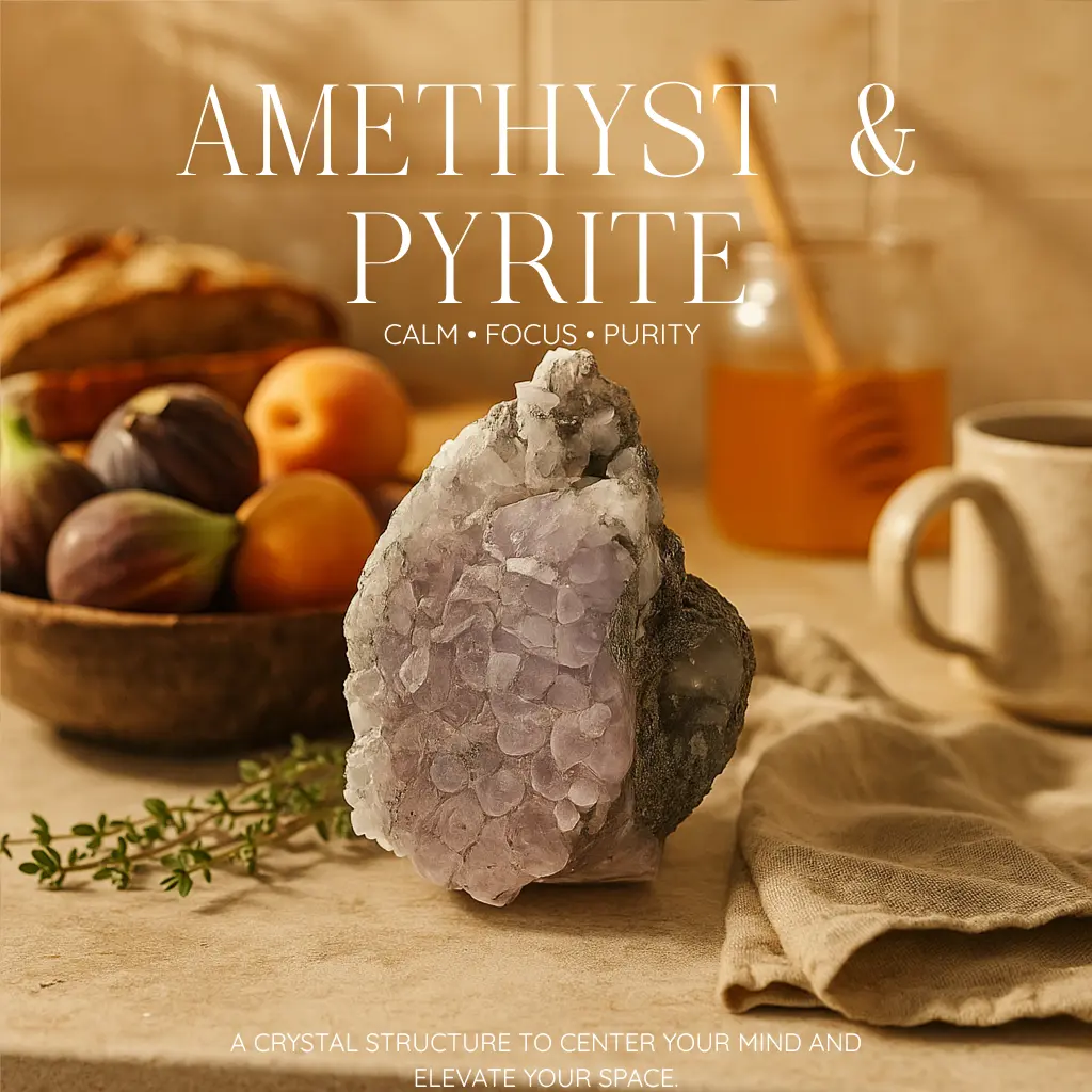 Amethyst with Pyrite 046909