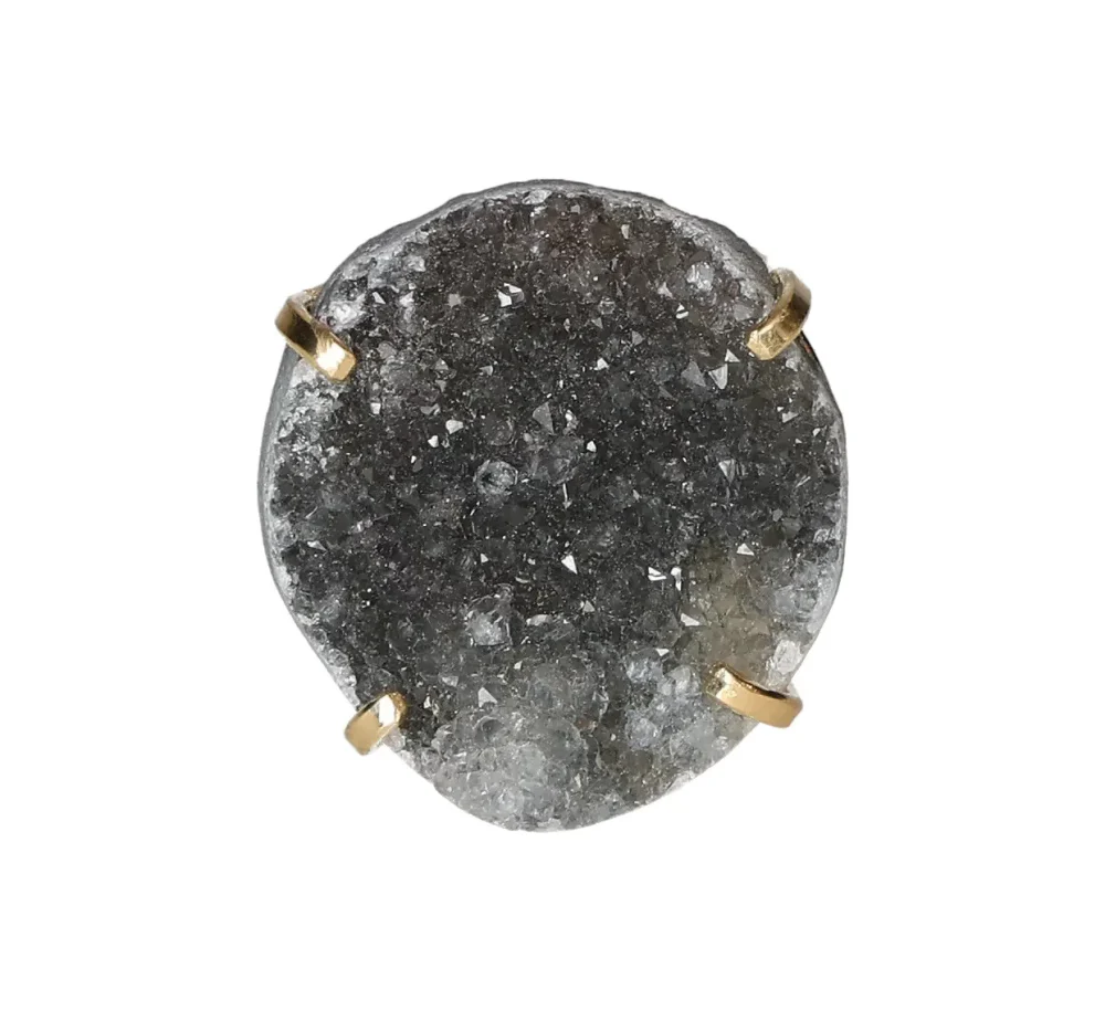 Amethyst Cluster Arc And Wire Ring Gold 600743 P30 - Image 3