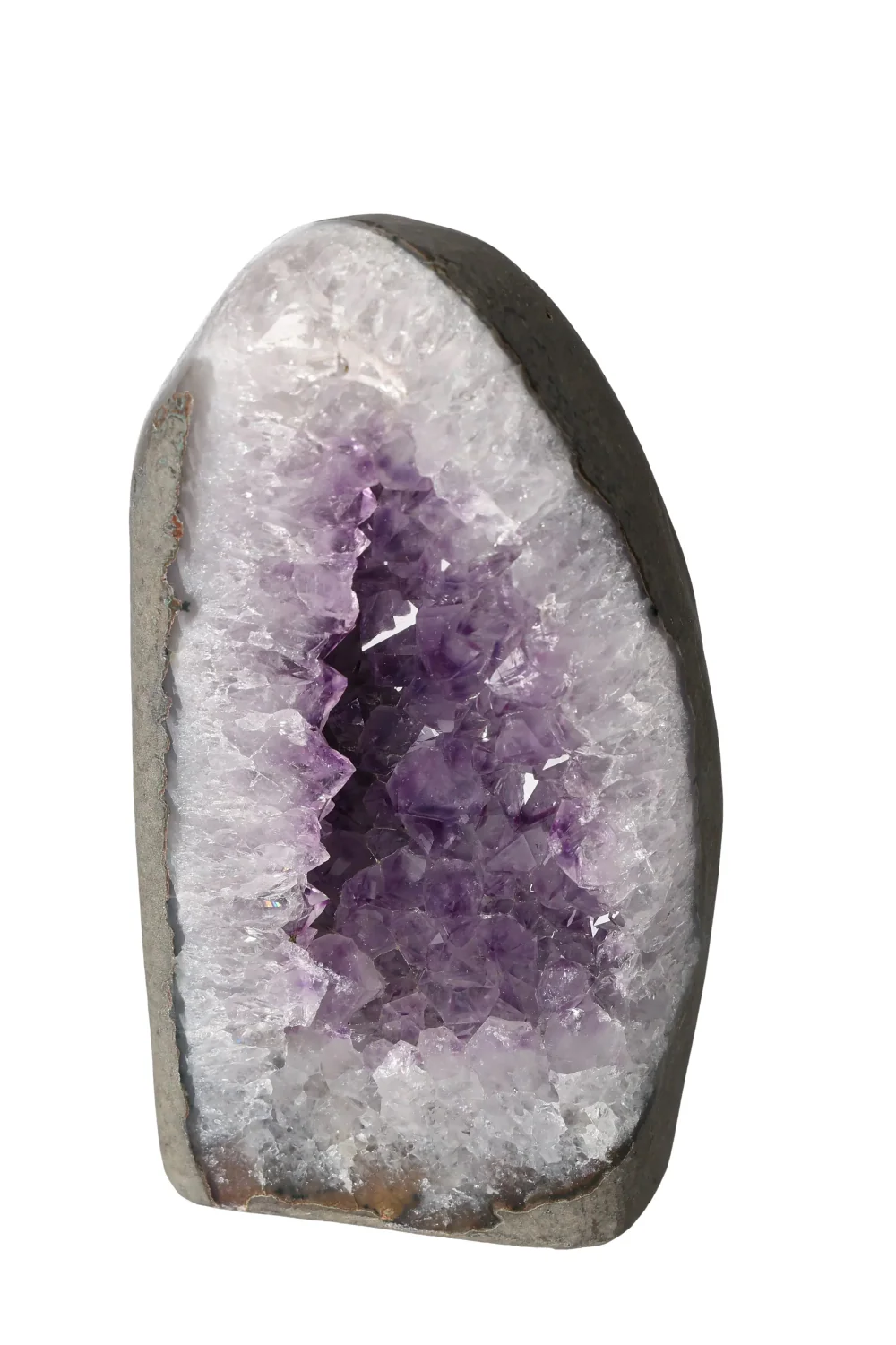Amethyst cut base geode 618816 - Image 2