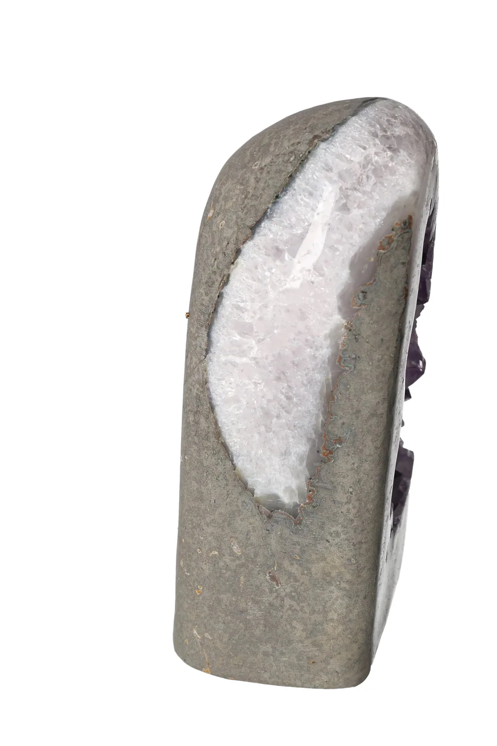 Amethyst cut base geode 618816 - Image 7