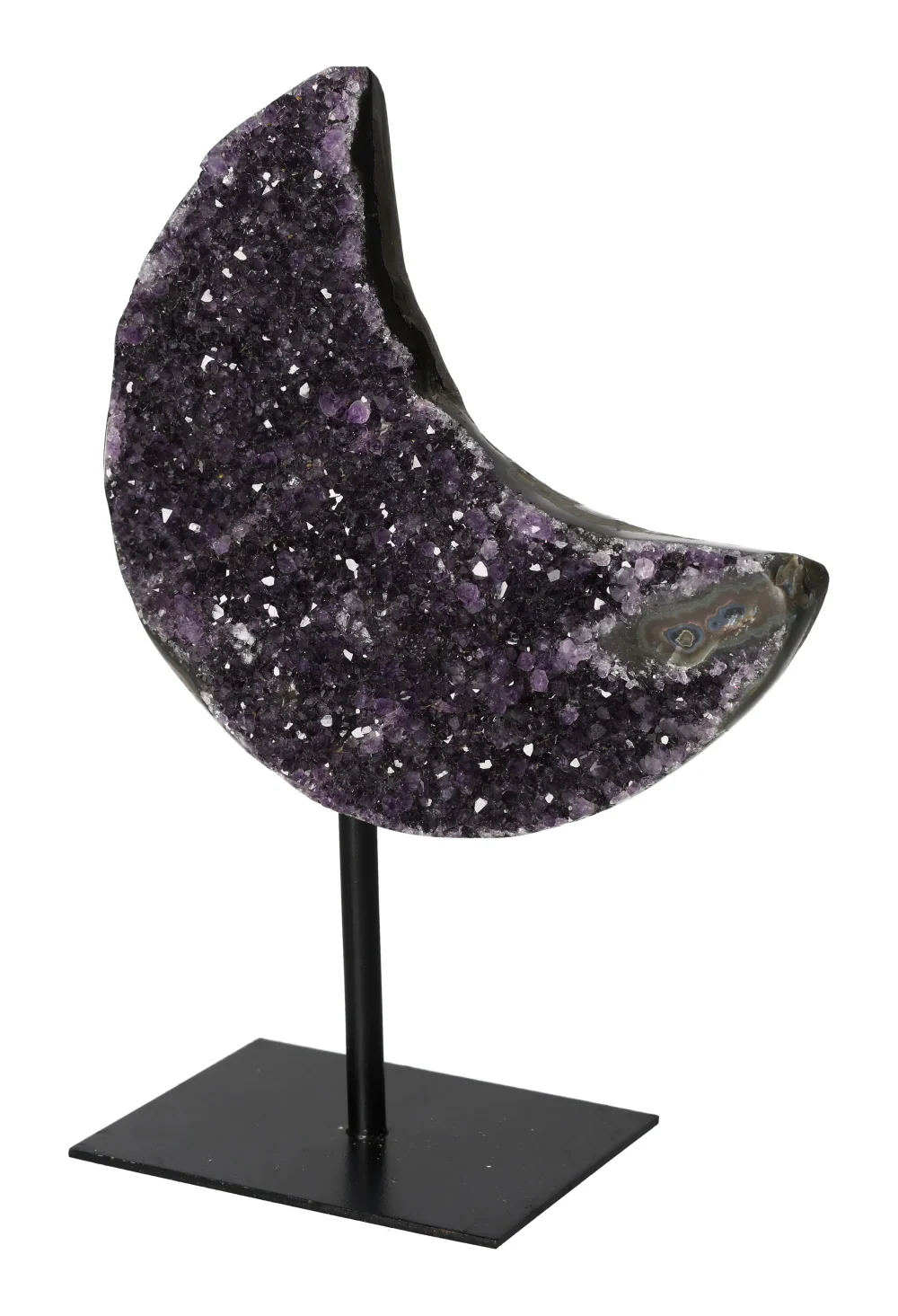 Amethyst Moon On Metal Base 640015 - Image 3