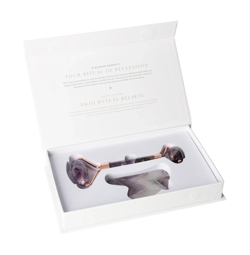 Amethyst Roller And Gua Sha Set 634908 P30 - Image 2