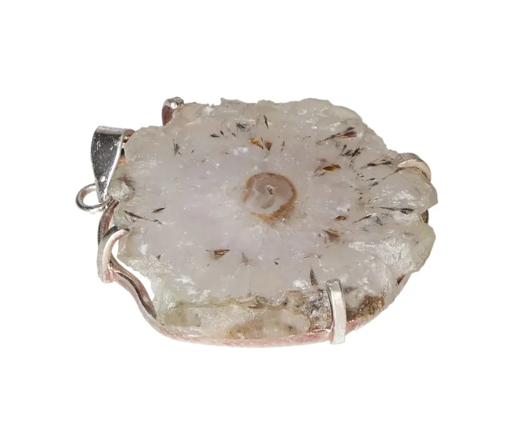 Amethyst Stalactite Claw Pendant Silver 607889 - Image 3