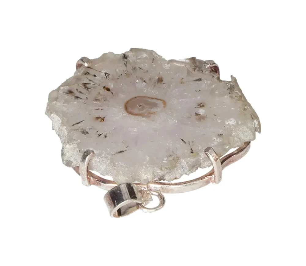 Amethyst Stalactite Claw Pendant Silver 607889 - Image 4