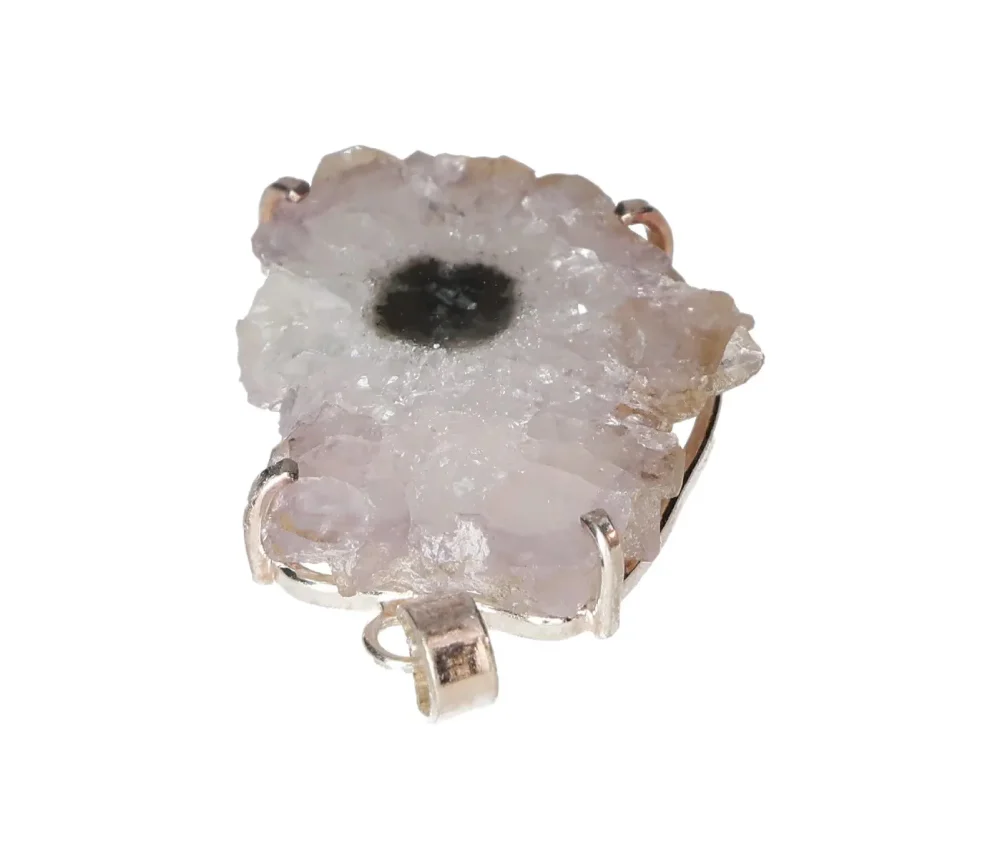 Amethyst Stalactite Claw Pendant Silver 607933 - Image 4