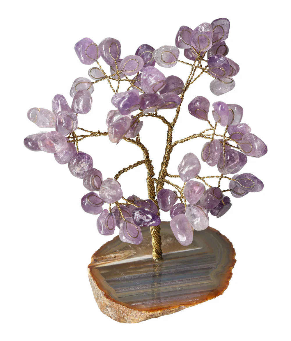 Amethyst Tree Wire Agate Base 15 cm 636056 - Image 2