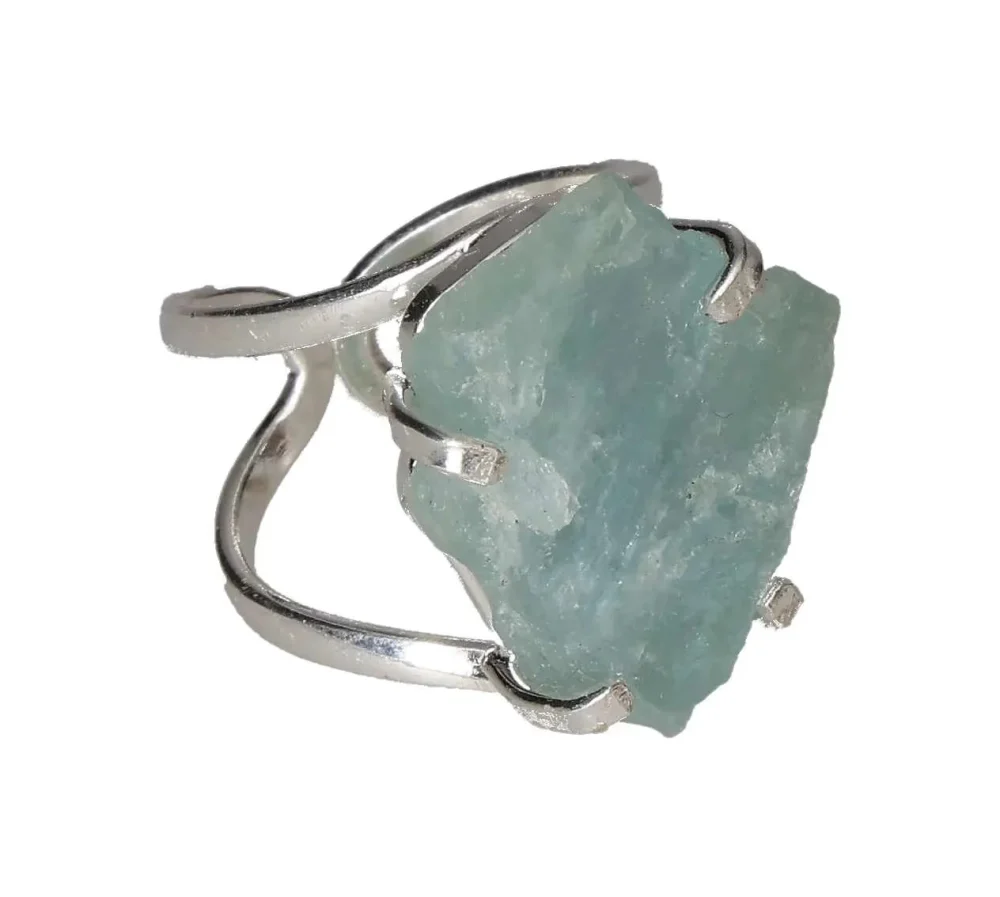 Aquamarine Gem Ring Gold 602921 P30