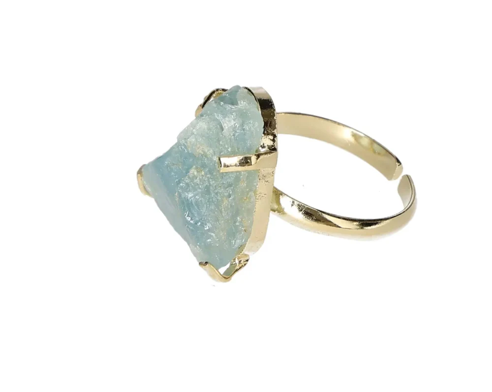 Aquamarine Ring Gold 633390 P30 - Image 2