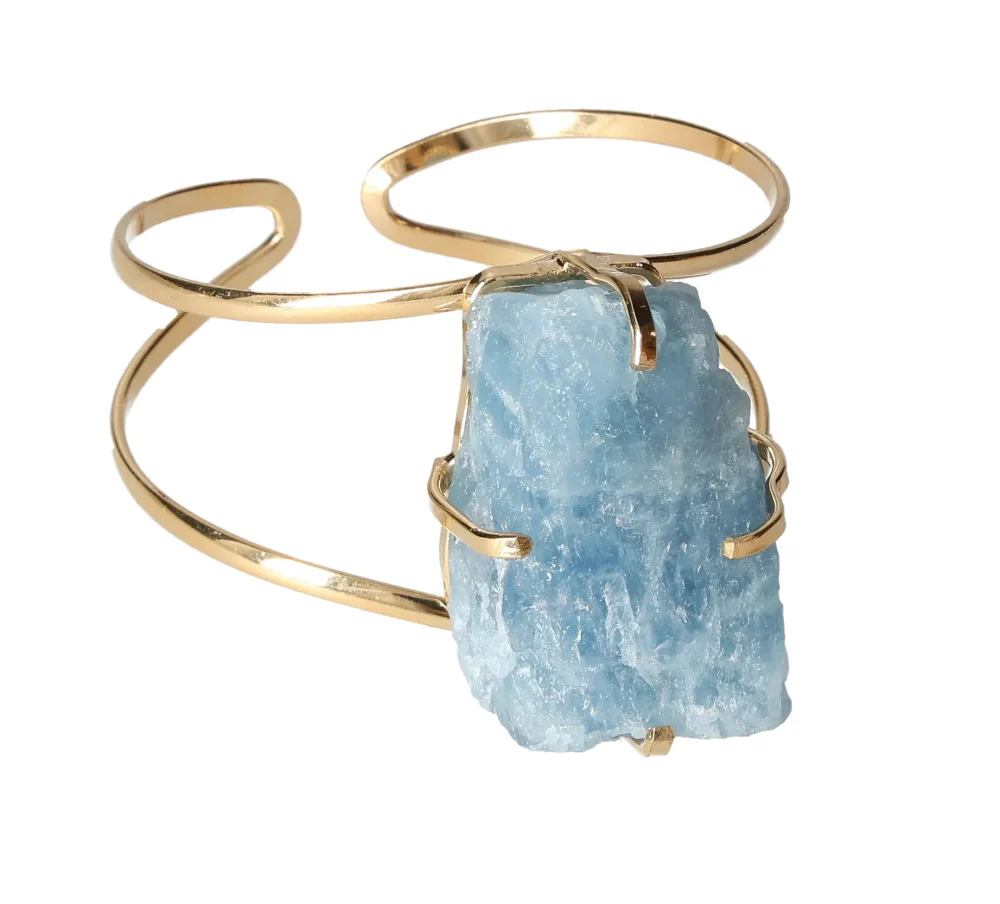 Aquamarine Wire Bracelet Gold 620802 - Image 2