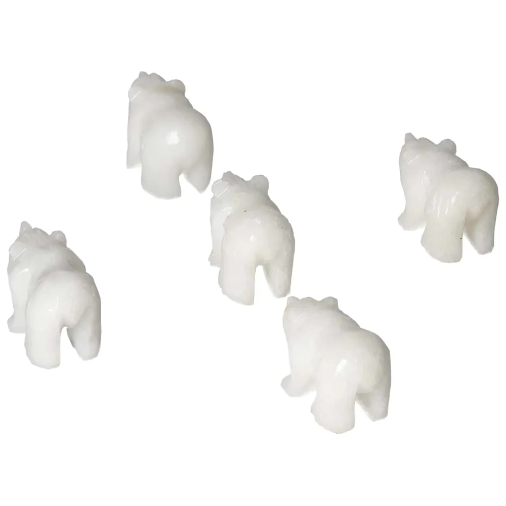 Carved Marble Bear 571555 - Image 14