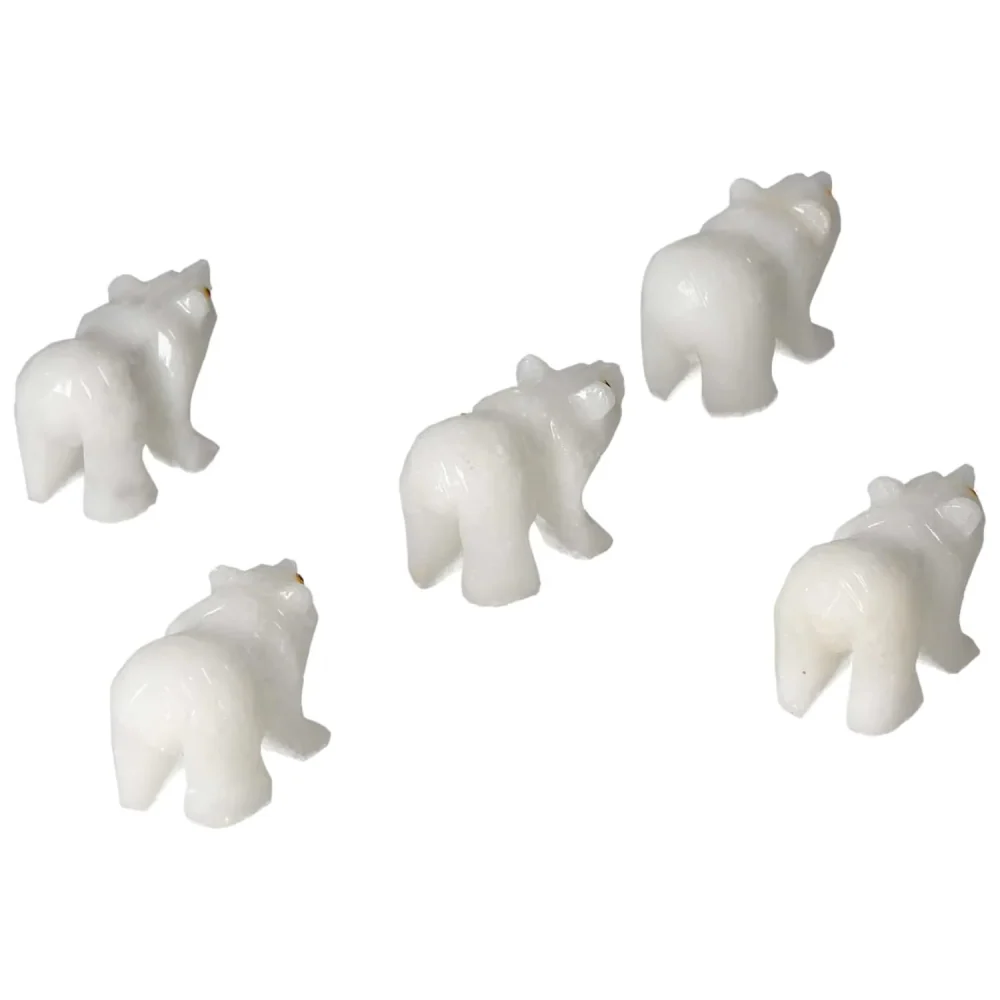 Carved Marble Bear 571555 - Image 15