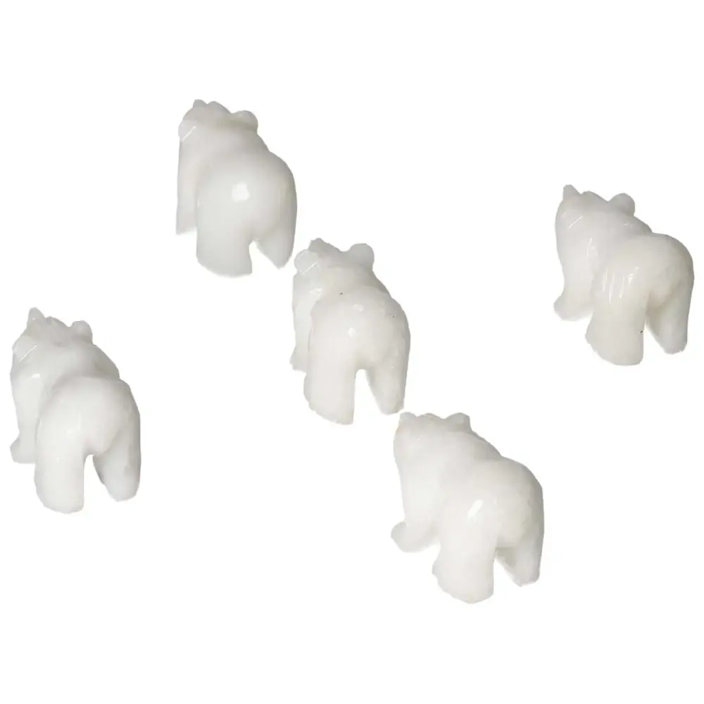Carved Marble Bear 571555 - Image 6
