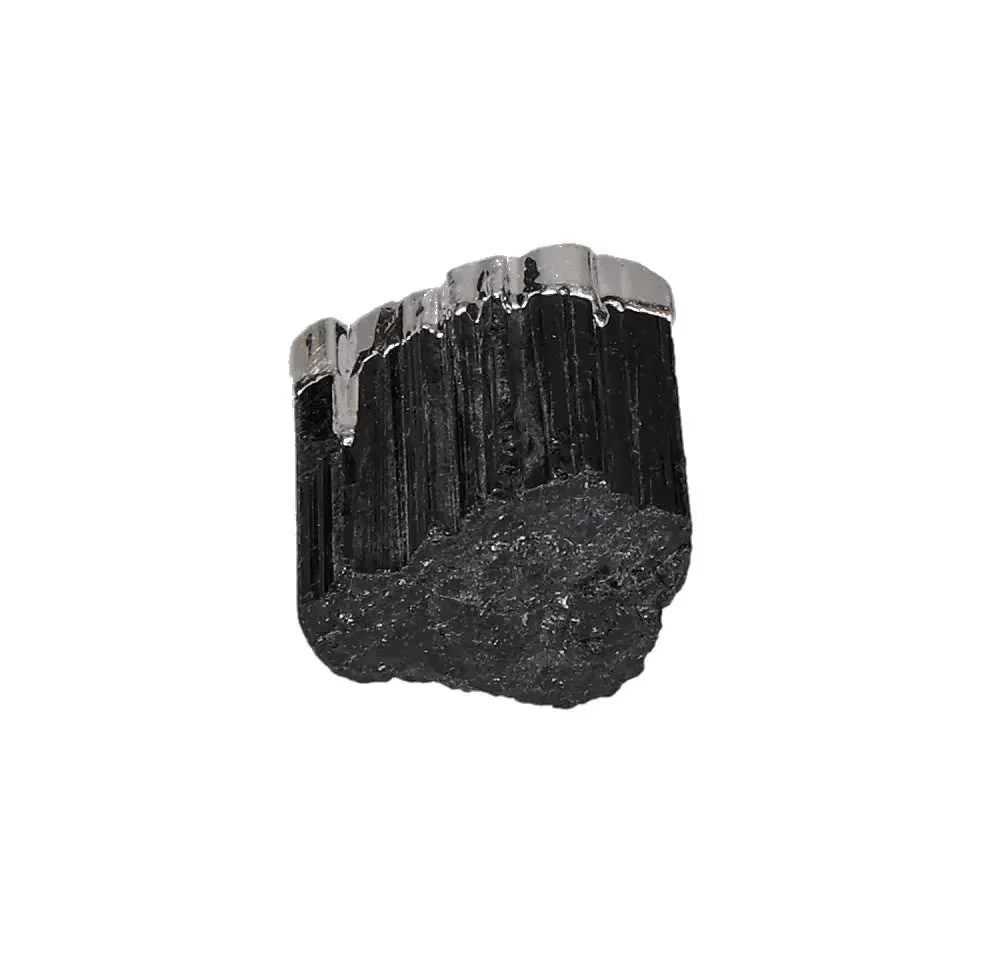 Black Tourmaline Pendant S Silver Color 594738 P30 - Image 5