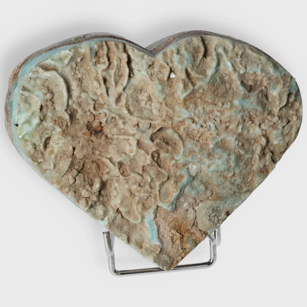 Blue Aragonite Heart 557085 - Image 4