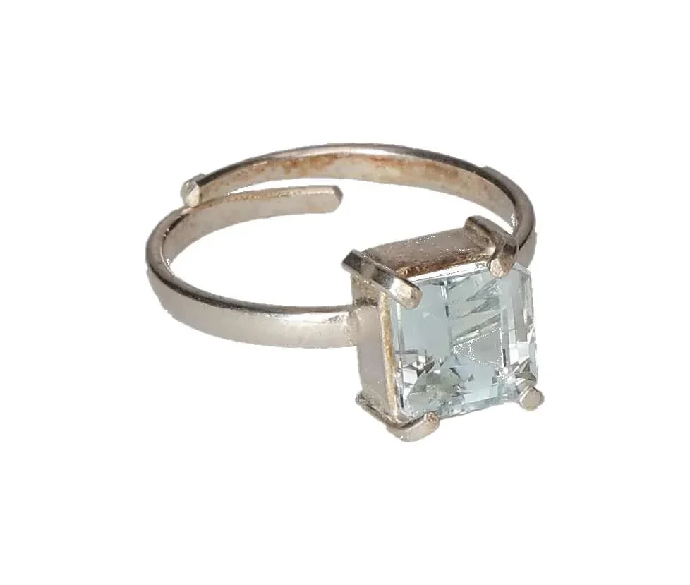 Sterling Silver Ring with Blue Topaz β Clarity and Elegant Brilliance 598200 P30