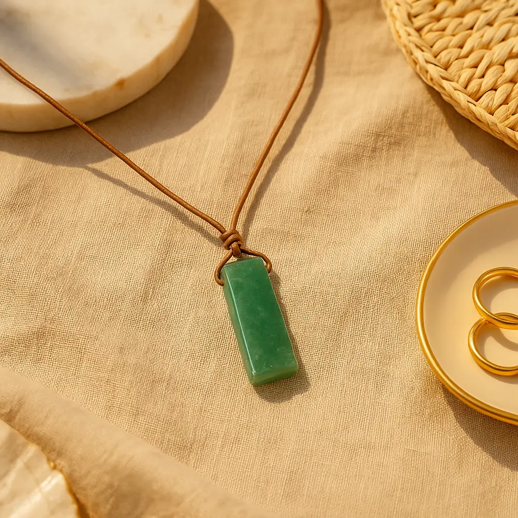 Boho Necklace Green Aventurine 545259 P30 - Image 10