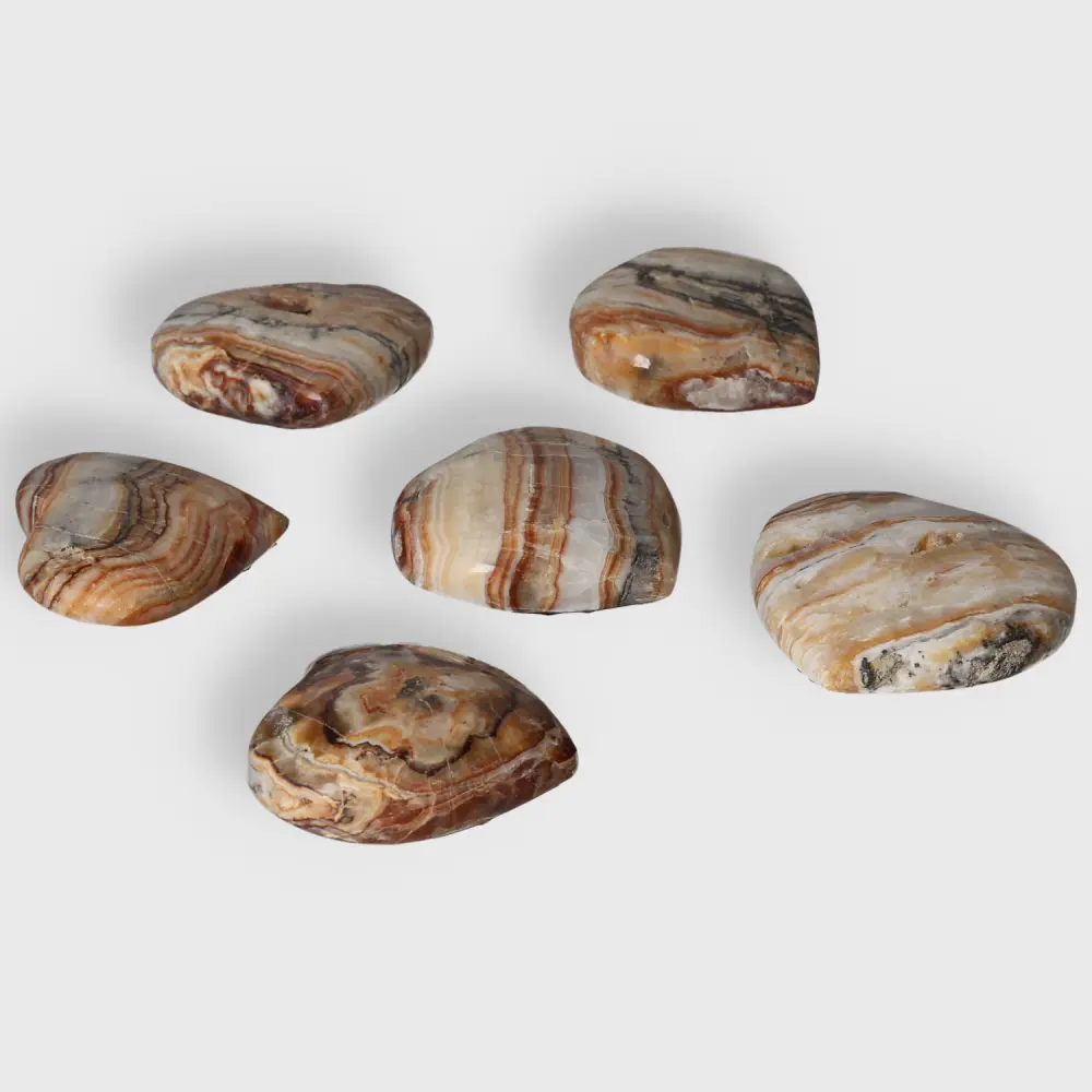 Brown Aragonite Heart M 556989 - Image 2